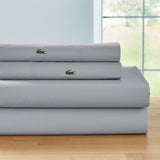 Lacoste 4-Piece Cooling Sheet Set, Light Grey, Full