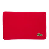 Lacoste Crocodile Bath Mat, Memory Foam Rug, Formula 1, Red, 19x30