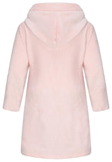 Childlike Me Girls Fleece Hooded Robes Soft Plush Bathrobe for Kids 2-16 Years Pink 2-3 Years