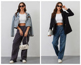 Sykooria White Sleeveless Undershirt Woman Spaghetti Strap Crop Tops Casual Trendy Slim Fit Tank Multipacks