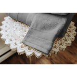 Peacock Alley Liam Turkish Bath Towels - 600 Gram Weight, Extra-Long Staple Low Twist Cotton - Luxury Bath Towel Collection in 4 Colors - 6pc Towel Set (Dark Grey)