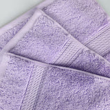 Superior Egyptian Cotton Pile 3 Piece Towel Set, Includes 1 Bath, 1 Hand, 1 Face Towel/Washcloth, Ultra Soft Luxury Towels, Thick Plush Essentials, Guest Bath, Spa, Hotel Bathroom, Purple