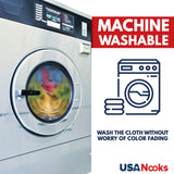 USANOOKS Microfiber Cleaning Cloth Grey - 12 Packs 12.6"x12.6" - High Performance - 1200 Washes, Ultra Absorbent Towels Weave Grime & Liquid for Streak-Free Mirror Shine - Car Washing Cloth