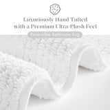 Madison Park Splendor Reversible 100% Cotton Bath Rug, 21 x 34, White