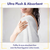 Alusa Home Bamboo Viscose Bath Towels - Ultra Soft & Plush 700 GSM Luxury Bath Towels - Super Absorbent & Quick Drying - 6 Piece Towel Set (Papyrus)