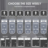 BETU Weighted Blanket for Adults (12lbs, 48"x72" Twin Size) - Cooling and Breathable Heavy Blanket for 110-130lbs with Premium Glass Beads - Soft Thick Blanket for All-Season Sleeping Comfort - Grey