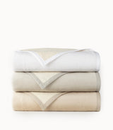 Peacock Alley Favorite Luxury Reversible Cotton Blanket for Year Around Use - 100% Long Staple Cotton, Imported from Portugal - King, White