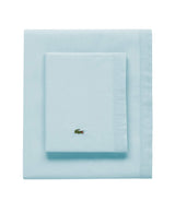Lacoste Percale Solid Sheet Pillowcases, King, Pale Aqua