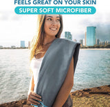 Youphoria Microfiber Travel Towel Fast Drying Lightweight - Quick Dry Towel for Camping, Beach, Backpacking, Hiking, & Sport