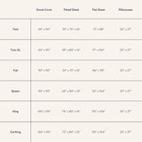 Brooklinen Luxury Percale 4 Piece Sheet Set - 100% Cotton, Queen Size in Window Pane - 1 Fitted Sheet, 1 Flat Sheet, 2 Pillowcases | Best Sheets for Hot Sleepers