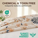 JSD Boho Floral Printed Queen Sheet Set Extra Deep Pocket