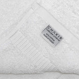 Chakir Turkish Linens 4 Piece Large Bath Towels, 100% Cotton Turkish Towels for Bathroom, Luxury Soft Absorbent Bath Towel Set, 27 x 54 Inches, White