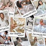 Aricove Cooling Weighted Blanket for Adults, 15 lbs, Full/Queen Size Weighted Blanket, 60x80 inches, Silky Soft Bamboo Viscose, Machine Washable, White
