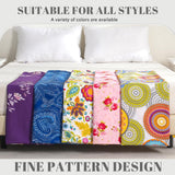 Bedlifes Queen Sheet Set Ultra Soft Breathable Silky Flower Bed Sheets Deep Pocket 100% Microfiber Bedding Sheets 4 Piece Queen Size Floral Spring