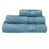 Marmaris Co. 3 Luxury Soft Towels Set Viscose Derived from Bamboo & Turkish Cotton