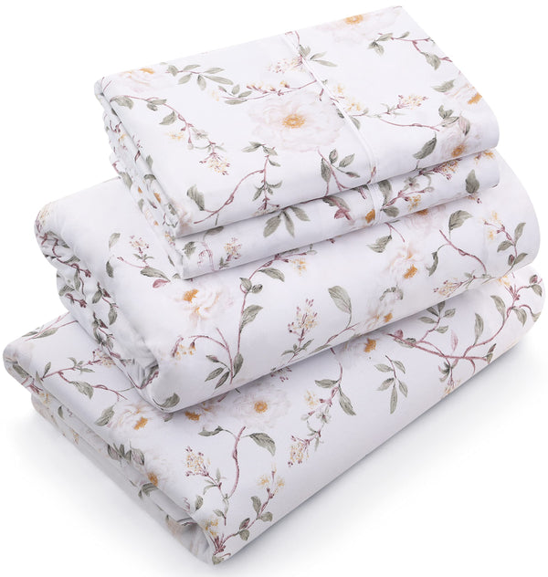 Floral Bed Sheets – Soft Floral Print Sheet Sets
