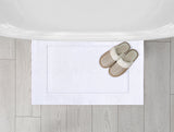 Utopia Towels Cotton Bath Mat, 21x34 in, 2 Pack, White