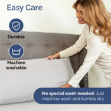 Split King Size 5 Piece Sheet Set - Comfy Breathable & Cooling Bed Sheets Set - Hotel Luxury Bedding for Women, Men, Kids & Teens - Deep Pockets, Easy-Fit, Soft & Wrinkle Free - Oeko-Tex - French Grey