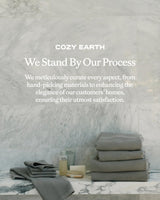 Cozy Earth Charcoal Waffle Bath Towels