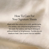 BOLL & BRANCH Signature Hemmed Sheet Set, Full, White