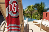 Northwest NCAA Ohio State Buckeyes Unisex-Adult Beach Towel, 30" x 60", Stripes