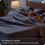Bedsure PureWoven 100% Rayon Derived from Bamboo, King Size Sheets Set