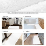 Madison Park Splendor Reversible 100% Cotton Bath Rug, 21 x 34, White