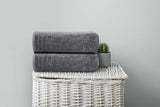 Tens Towels Pack of 4 Extra Large Bath Towels 30 x 60 Inches, 100% Cotton, Larger & Lighter Weight, Quicker to Dry, Super Soft and Absorbent, Perfect for Bathroom, Dark Grey