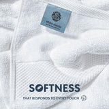 White Classic Luxury Bath Sheets Towels for Adults Extra Large 35x70 Inch - 700 GSM Turkish Cotton, Highly Absorbent | Hotel Collection | 2 Pack