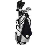 Team Golf NFL Pittsburgh Steelers Microfiber Golf Towel, 15x15 (Multicolor)