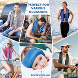 Sukeen Cooling Towels 6 Pack (40"x12"), Cooling Towels for Neck and Face, Quick Dry Sport Camping Cooling Towels, Cold Towel for Hot Weather