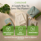 Cariloha Aloha Soft 100% Organic Bamboo Viscose Sheets – 4-Piece King Sheet Set – 16 in Deep Pockets – Buttery Soft, Hypoallergenic, Cooling Sheets – Oeko-TEX Standard 100 – Natural