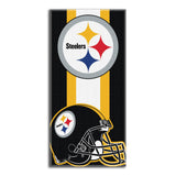 Northwest NFL Pittsburgh Steelers Beach Towel, 30" x 60", Zone Read