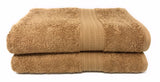 brown bath towel