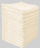Goza Towels Cotton Washcloths (12 Pack, 12 x 12 inch)