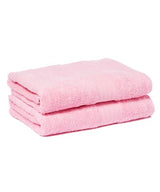 light pink bath towel