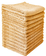 brown cotton washcloth