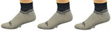 Goza Socks Men's Bamboo No Show Socks with Seamless Toe (3 Pair Pack)