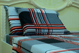 grey and black flannel pillowcases