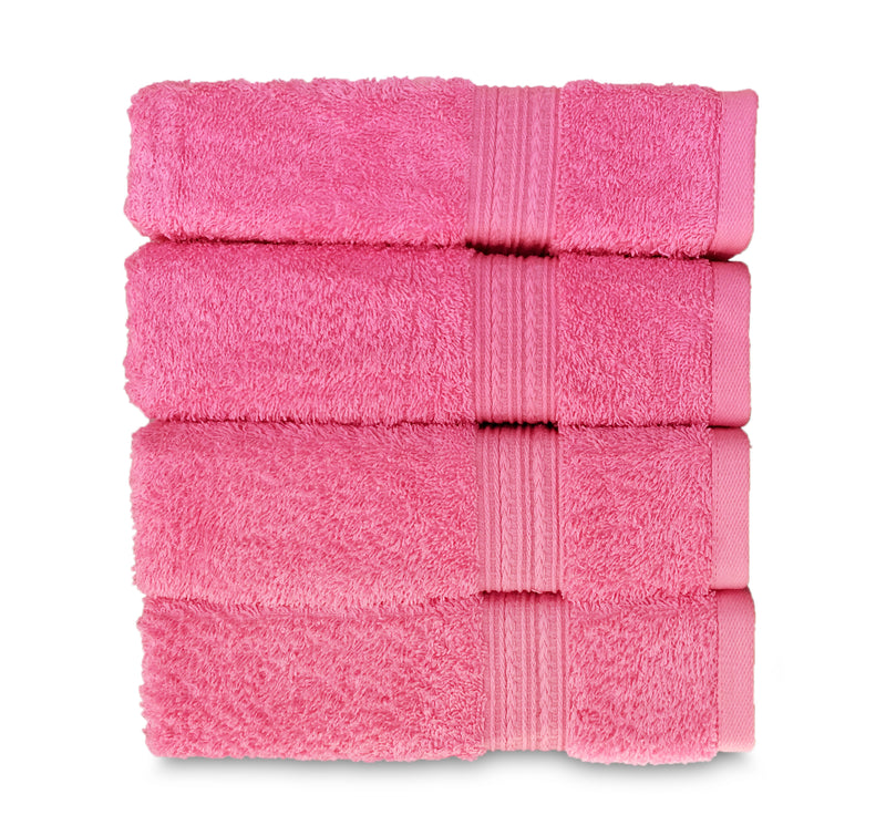 light pink hand towel