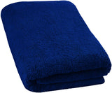 navy bath sheet