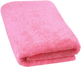 pink bath sheet