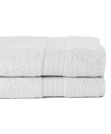 light grey bath towel
