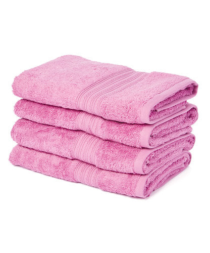 Oversized Cotton Hand Towels in Red