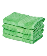 lime green large hand towel
