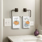 Fall Kitchen Towels 18x26 Inch Set of 2 Autumn Thanksgiving Kitchen Decor