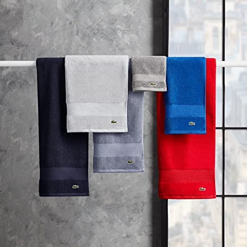 Lacoste Heritage Supima Cotton Hand Towel, Formula One, 16" x 30"