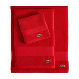 Lacoste Heritage Supima Cotton Hand Towel, Formula One, 16" x 30"