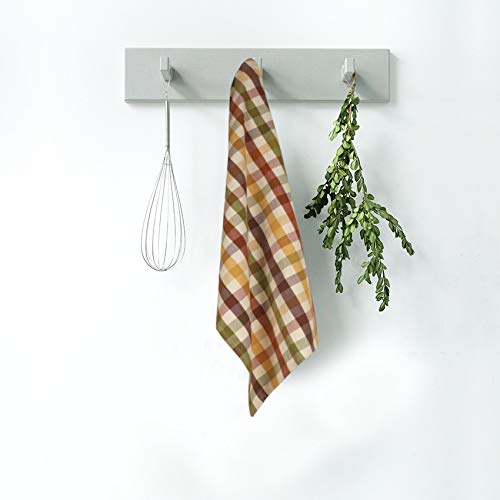 Urban Villa Christmas Kitchen Towels Set of 6 Buffalo Checks Kitchen Towels 20X30 Inches 100% Cotton Highly Absorbent Kitchen Towels Premium Quality Ultra Soft Mitered Corners Kitchen Towels
