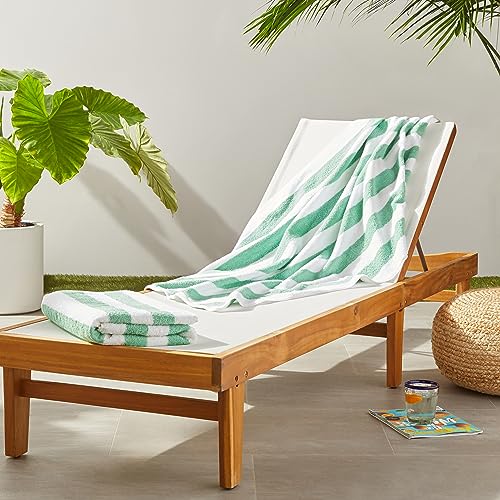 Amazon Basics Quick Dry Large Absorbent Soft Cabana Stripe Beach To Gozatowels